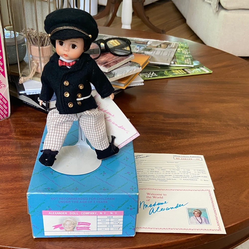 Madame Alexander Sailor Doll in Black and White Outfit